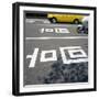 Road markings on a Japanese street-null-Framed Photographic Print