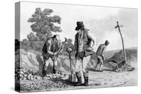 Road Menders, 1812-Daniel And Robert Havell-Stretched Canvas