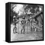 Road Mending, Bhamo, Burma, 1908-null-Framed Stretched Canvas