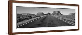 Road Monument Valley, Arizona, USA-null-Framed Photographic Print
