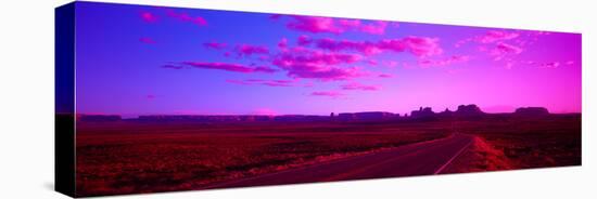 Road Monument Valley Ut USA-null-Stretched Canvas