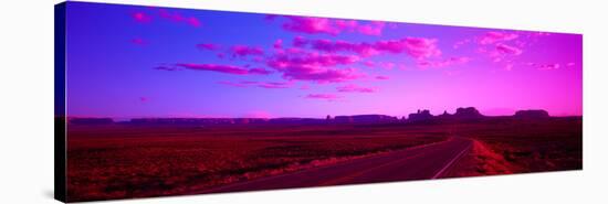 Road Monument Valley Ut USA-null-Stretched Canvas