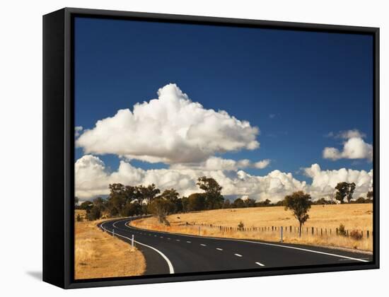 Road, Near Armidale, New South Wales, Australia-Jochen Schlenker-Framed Stretched Canvas