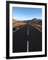 Road Near La Pared, Fuerteventura, Canary Islands, Spain, Europe-Hans Peter Merten-Framed Photographic Print