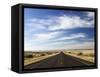 Road Near Marfa, West Texas, USA-Walter Bibikow-Framed Stretched Canvas