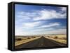 Road Near Marfa, West Texas, USA-Walter Bibikow-Framed Stretched Canvas