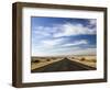 Road Near Marfa, West Texas, USA-Walter Bibikow-Framed Photographic Print