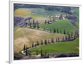 Road Near Montepulciano, Tuscany-Vadim Ratsenskiy-Framed Art Print