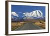 Road Near Oturehua and Hawkdun Range, Maniototo, Central Otago, South Island, New Zealand-David Wall-Framed Photographic Print