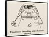 Road Obsticles-William Heath Robinson-Framed Stretched Canvas