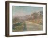 Road of La Roche-Guyon, 1880-Claude Monet-Framed Giclee Print