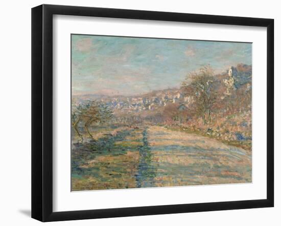 Road of La Roche-Guyon, 1880-Claude Monet-Framed Giclee Print