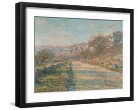 Road of La Roche-Guyon, 1880-Claude Monet-Framed Giclee Print