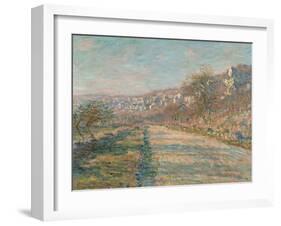 Road of La Roche-Guyon, 1880-Claude Monet-Framed Giclee Print