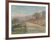 Road of La Roche-Guyon, 1880-Claude Monet-Framed Giclee Print