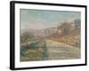 Road of La Roche-Guyon, 1880-Claude Monet-Framed Giclee Print