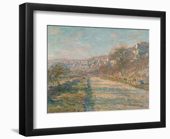 Road of La Roche-Guyon, 1880-Claude Monet-Framed Premium Giclee Print