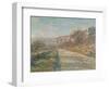 Road of La Roche-Guyon, 1880-Claude Monet-Framed Premium Giclee Print