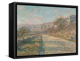 Road of La Roche-Guyon, 1880-Claude Monet-Framed Stretched Canvas