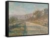 Road of La Roche-Guyon, 1880-Claude Monet-Framed Stretched Canvas