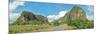 Road passing through mountains, Mogotes, Vinales Valley, Cuba-null-Mounted Photographic Print