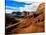 Road passing through rocky desert, Capitol Reef National Park, Utah, USA-null-Stretched Canvas