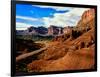 Road passing through rocky desert, Capitol Reef National Park, Utah, USA-null-Framed Photographic Print