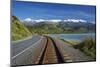 Road, Railway, and Seaward Kaikoura Ranges, South Island, New Zealand-David Wall-Mounted Photographic Print