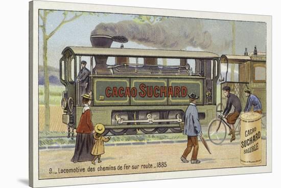 Road Railway Lcomotive, 1885-null-Stretched Canvas