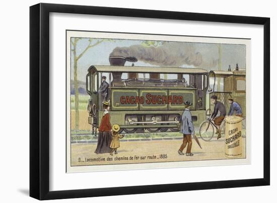 Road Railway Lcomotive, 1885-null-Framed Giclee Print