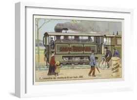 Road Railway Lcomotive, 1885-null-Framed Giclee Print