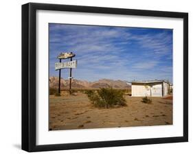 Road Runners Retreat, Route 66, Amboy, California, United States of America, North America-Richard Cummins-Framed Photographic Print