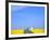 Road Running Through Canola Field with Gray Barn, Grangeville, Idaho, USA-Terry Eggers-Framed Photographic Print