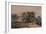'Road Scene with Cattle', 19th century, (1935)-Peter De Wint-Framed Giclee Print