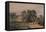 'Road Scene with Cattle', 19th century, (1935)-Peter De Wint-Framed Stretched Canvas