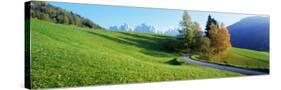 Road, Scenic, Summer, Mountains, Tyrol, Italy-null-Stretched Canvas