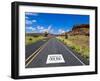 Road Sign Along Historic Route 66, New Mexico, United States of America, North America-Michael DeFreitas-Framed Photographic Print