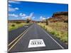 Road Sign Along Historic Route 66, New Mexico, United States of America, North America-Michael DeFreitas-Mounted Photographic Print