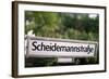 Road Sign Berlin-Felipe Rodriguez-Framed Photographic Print