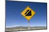 Road Sign in Patagonia, Argentina-null-Mounted Photographic Print