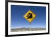 Road Sign in Patagonia, Argentina-null-Framed Photographic Print