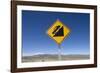 Road Sign in Patagonia, Argentina-null-Framed Photographic Print