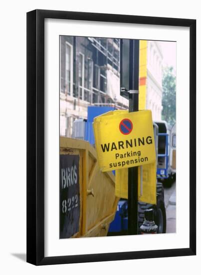 Road sign.London 1998-null-Framed Photographic Print