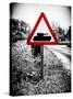 Road Sign - Milatary Vehicles (Tank) - UK - England - United Kingdom - Europe-Philippe Hugonnard-Stretched Canvas