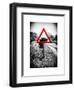 Road Sign - Milatary Vehicles (Tank) - UK - England - United Kingdom - Europe-Philippe Hugonnard-Framed Art Print