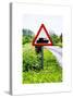 Road Sign - Milatary Vehicles (Tank) - UK - England - United Kingdom - Europe-Philippe Hugonnard-Stretched Canvas