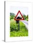 Road Sign - Milatary Vehicles (Tank) - UK - England - United Kingdom - Europe-Philippe Hugonnard-Stretched Canvas