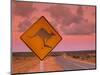 Road Sign, Shark Bay National Park, Western Australia, Australia-Doug Pearson-Mounted Photographic Print