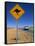 Road Sign, Western Australia, Australia-Doug Pearson-Framed Stretched Canvas