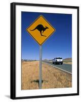 Road Sign, Western Australia, Australia-Doug Pearson-Framed Photographic Print